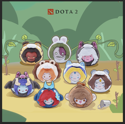 完美世界电竞DOTA2毛绒团子预售