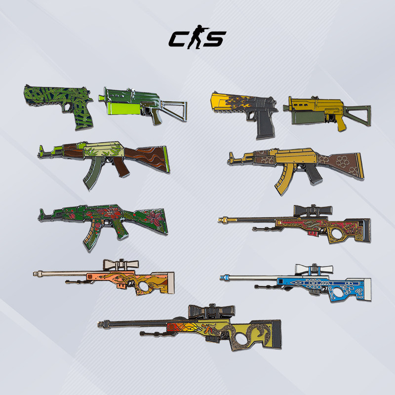 反恐精英CS武器徽章盲盒枪图片