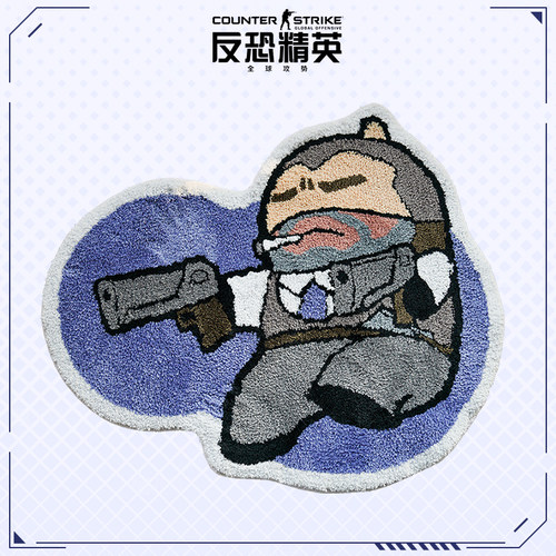 完美世界电竞CSGO毛绒地毯老K