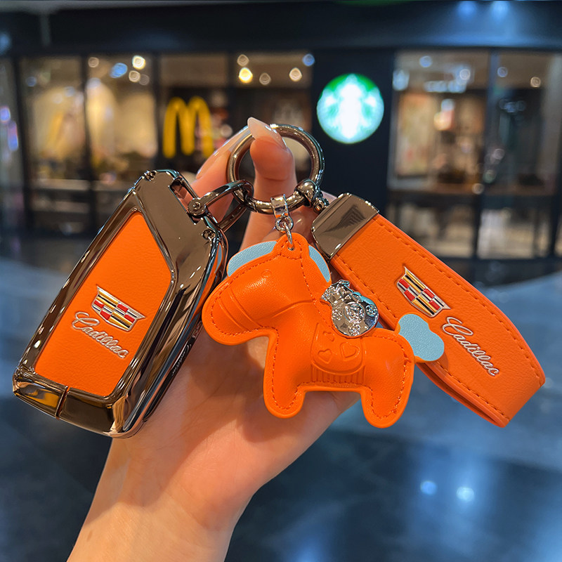 凯迪拉克ct5钥匙套25款xt5车26高级感xt4新ct6专用xt6壳xts扣ct4