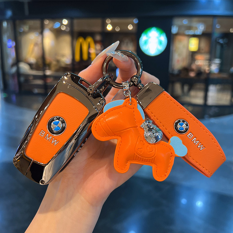 适用于宝马钥匙套老款5系3系525li五系520/320li金属x1x3x5壳扣