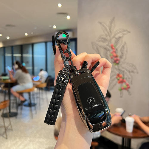 奔驰钥匙套新A级C级E级A200L包C260L车E300L壳GLC300/GLE/GLA扣
