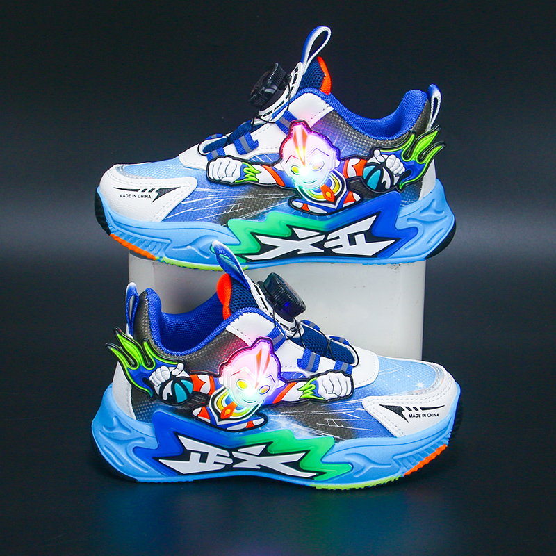 点赞熊旋转时尚儿童儿童运动鞋