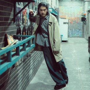 重庆森林何志武经典 电影感港风Vintage古着巴尔马肯秋冬外套风衣