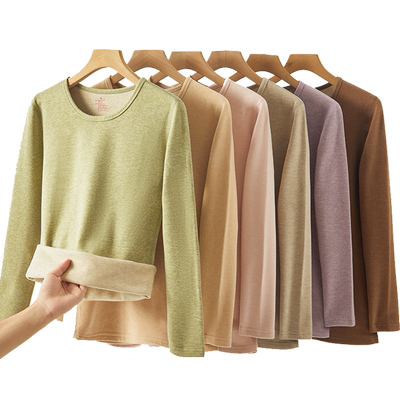 中老年妈妈羊绒蚕丝保暖内衣套装