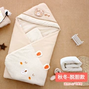 Phần mỏng của em bé sơ sinh ra khỏi túi được giữ bởi em bé là mùa xuân và mùa thu cotton mùa thu và mùa đông dày cung cấp cho trẻ sơ sinh mùa hè - Túi ngủ / Mat / Gối / Ded stuff