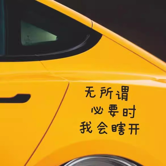 玻璃窗装饰贴纸个性文字车贴