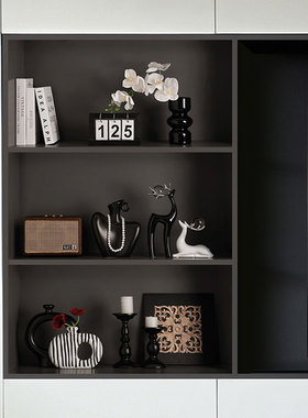 中古花器壁柜复古陈设老钱风摆件