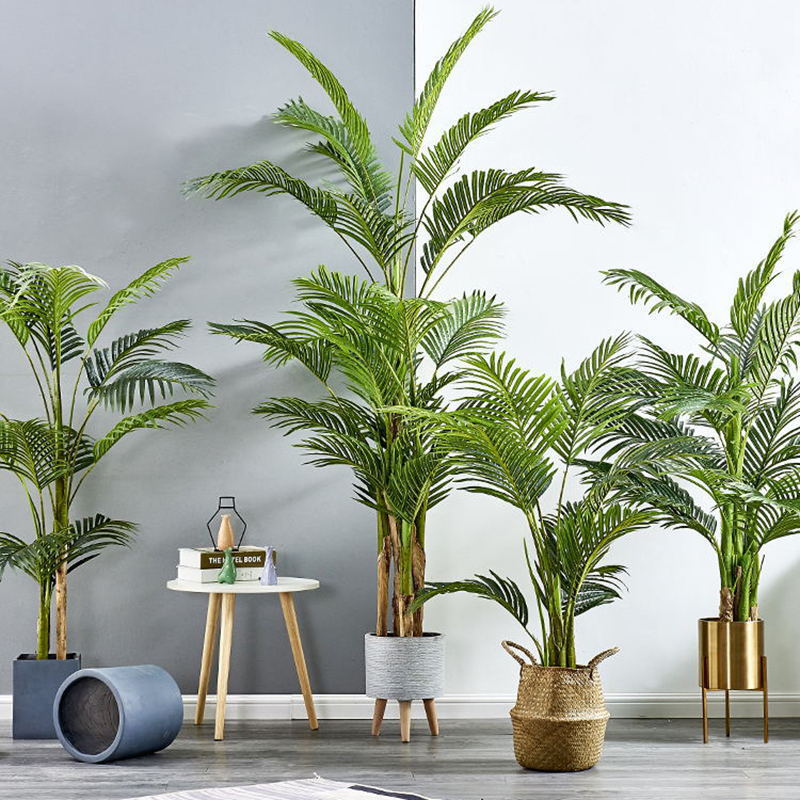 仿真植物盆栽散尾葵大型仿生绿植