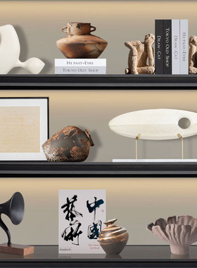 侘寂风高级感艺术软装饰品摆件