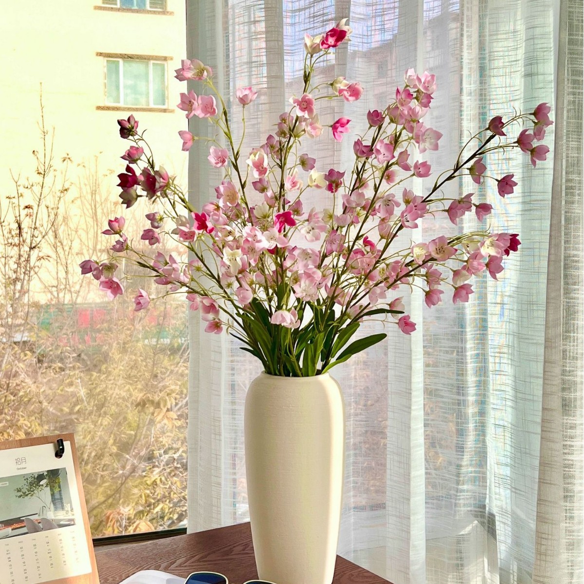 高品质铃兰仿真花假花摆
