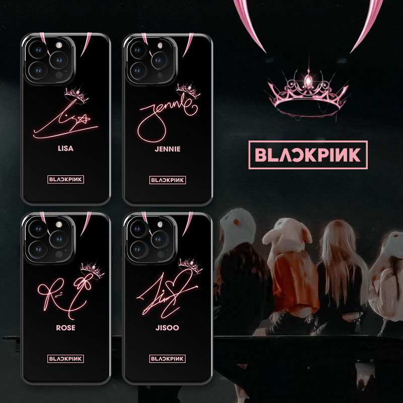BLACKPINK日韩明星周边专辑 IN YOUR AREA镜头全包防摔适用苹果iPhone13 14promax手机壳