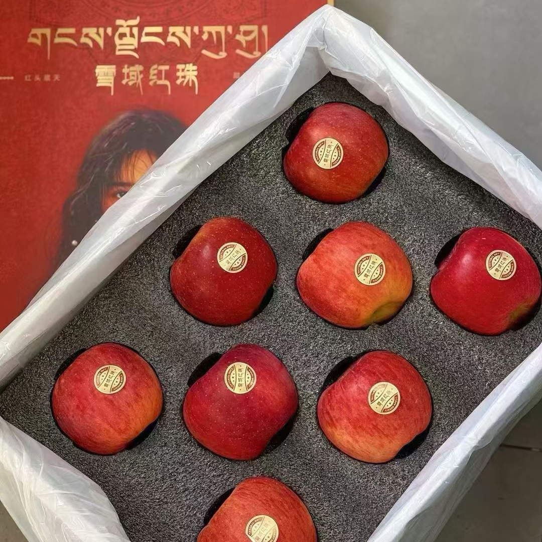 雪域红珠桑格西藏林芝高原苹果海拔晚熟冰糖心高原红丑苹果当季现