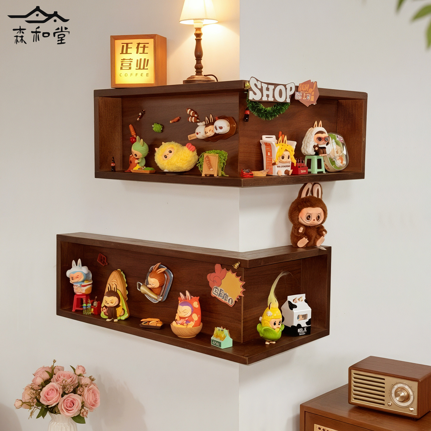 小红书同款的手办墙上收纳盒！