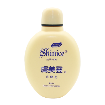 肤美灵洗面奶190g黄胖子虞美灵洁面男女国货护肤品无泡