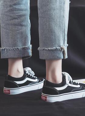 依依运动板鞋女2022春季新款韩版平底百搭ulzzang原宿学生休闲帆