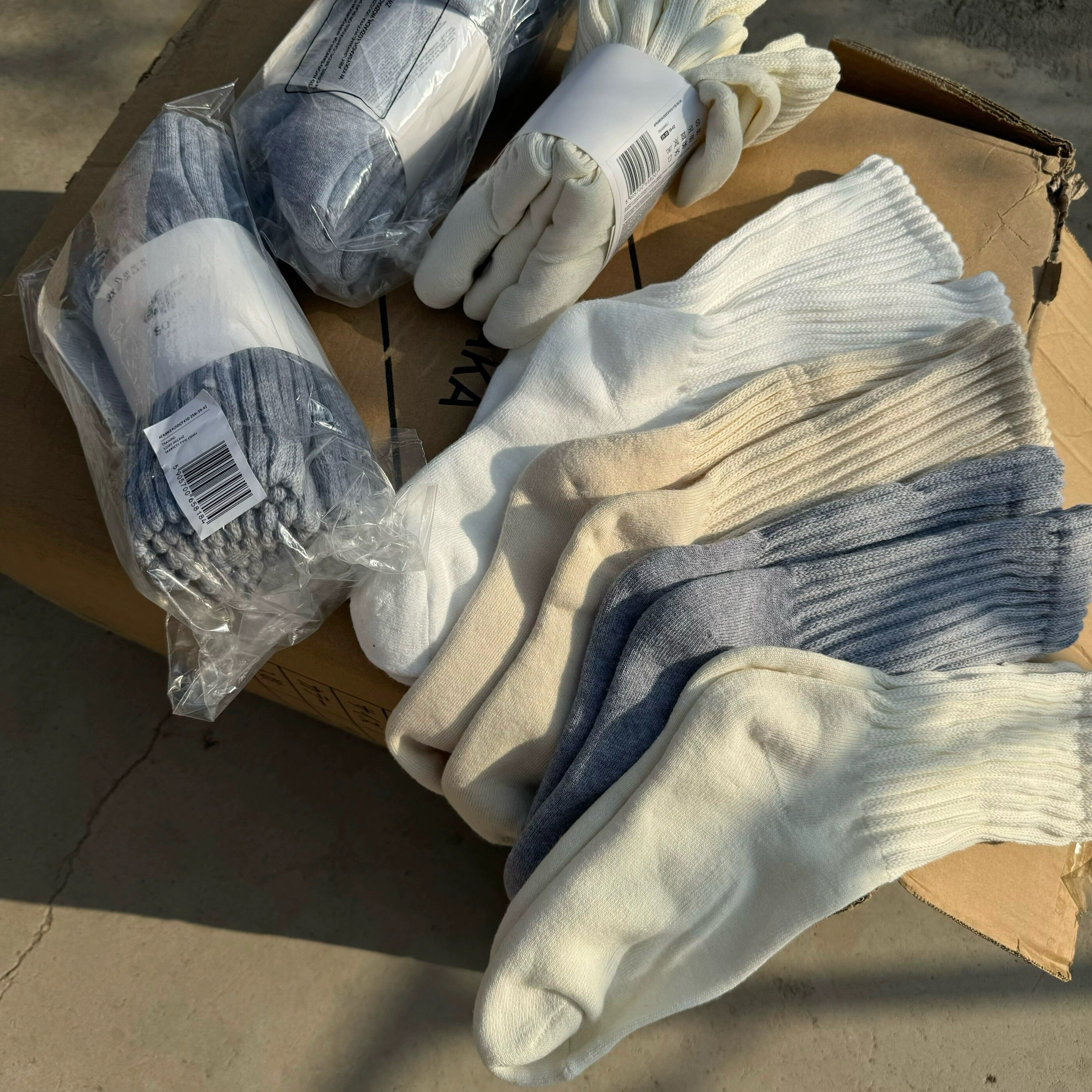 牛货！外贸男女情侣纯棉毛巾袜子纯色堆堆袜松口袜运动长袜篮球袜