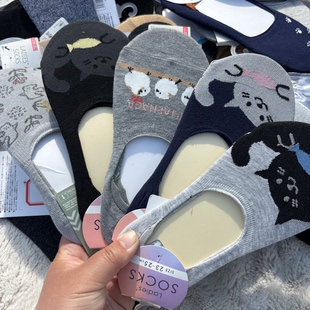 船袜浅口隐形硅胶防滑不掉跟短袜 女夏薄款 外贸日单贵牌 无缝制