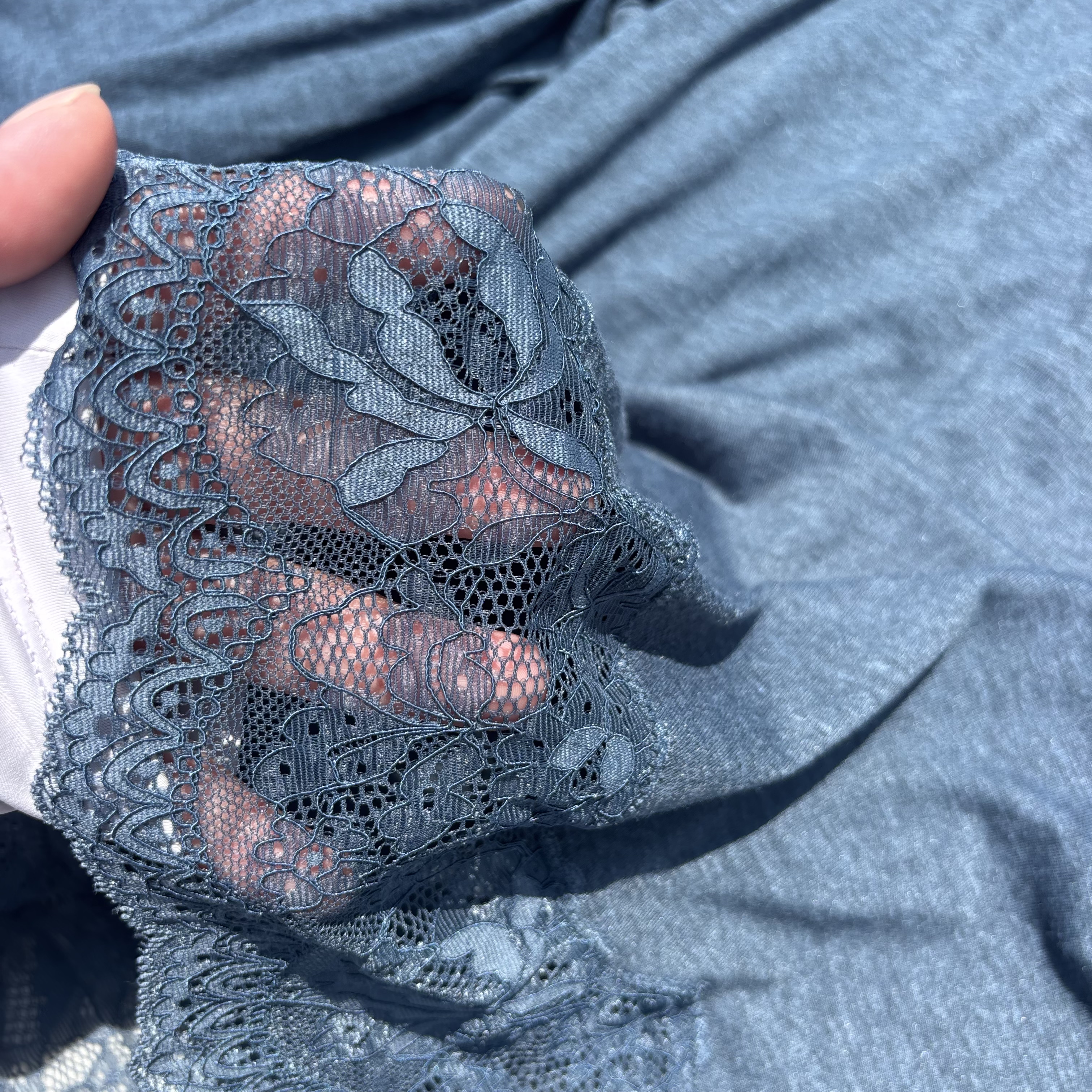 无敌轻奢巨软糯！外贸意大利女性感蕾丝长袖睡裙家居服连衣裙睡衣