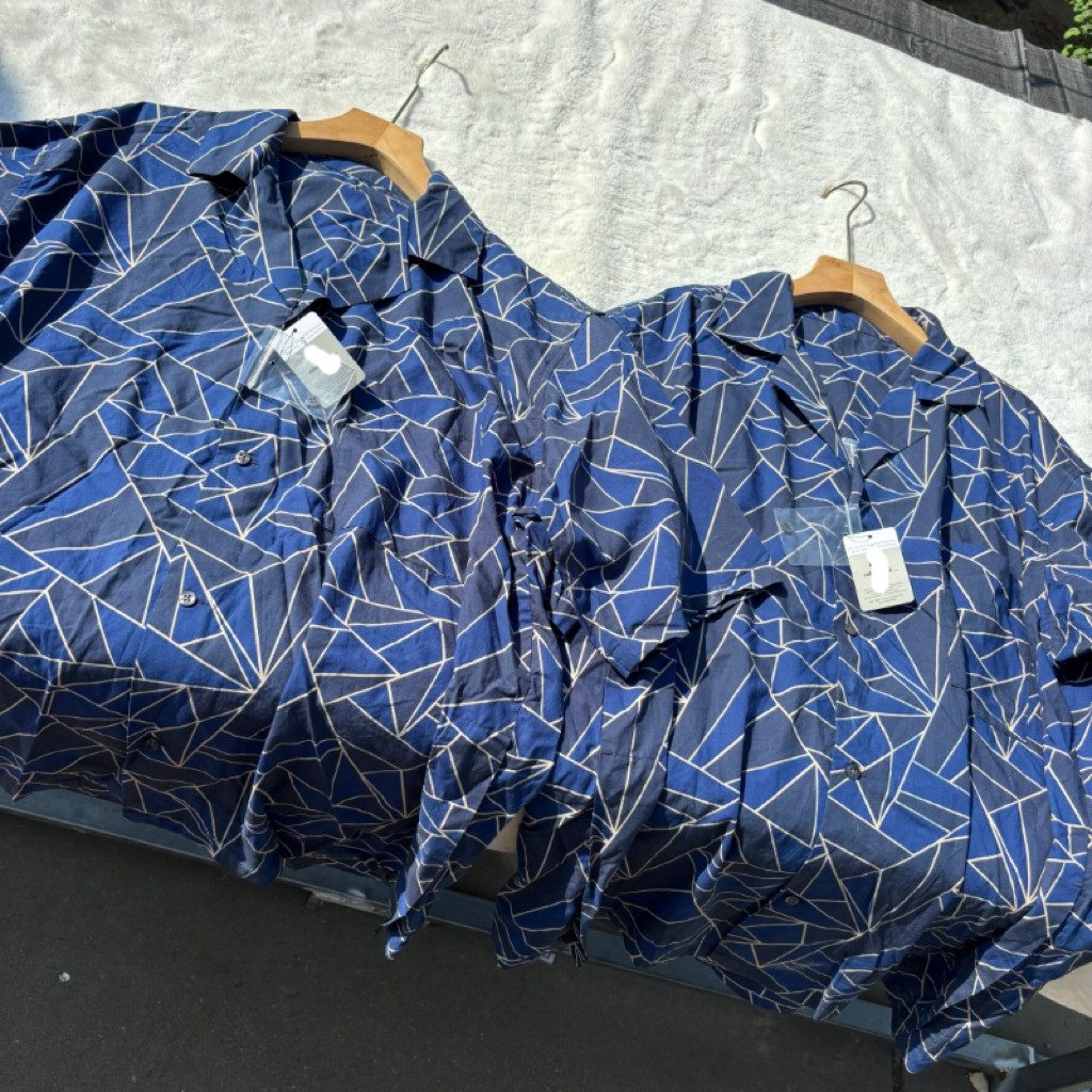 贵牌!外贸日单男士夏薄款休闲翻领短袖衬衣日系复古半袖衬衫开衫