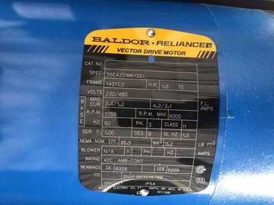 议价葆德 Baldor-Reliance 葆德主轴电机 35E4201M613Z1 6000HZ