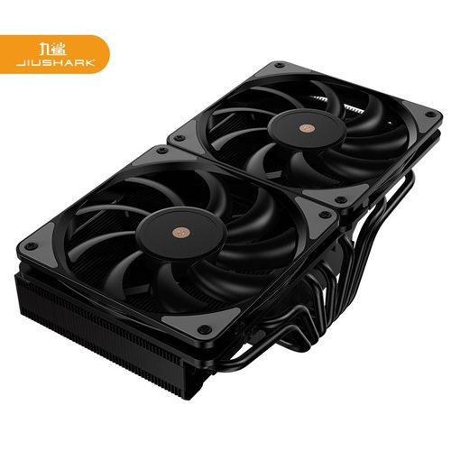 九鲨CPU散热器下压式七热管风冷