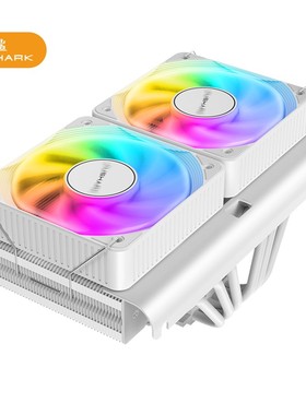 JIUSHARK九鲨JF13Kmini下压CPU散热器10cm双风扇6管AMD12代13ARGB