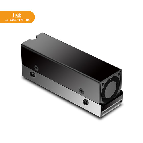 九鲨2280硬盘散热器风扇铝片导热