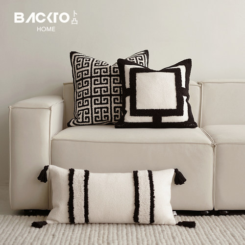 BACKTO卜凸家居现代中式抱枕