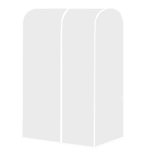 拉链式X型落地两杆双杆晾衣架专用防尘罩衣物羽绒服衣服遮灰尘布