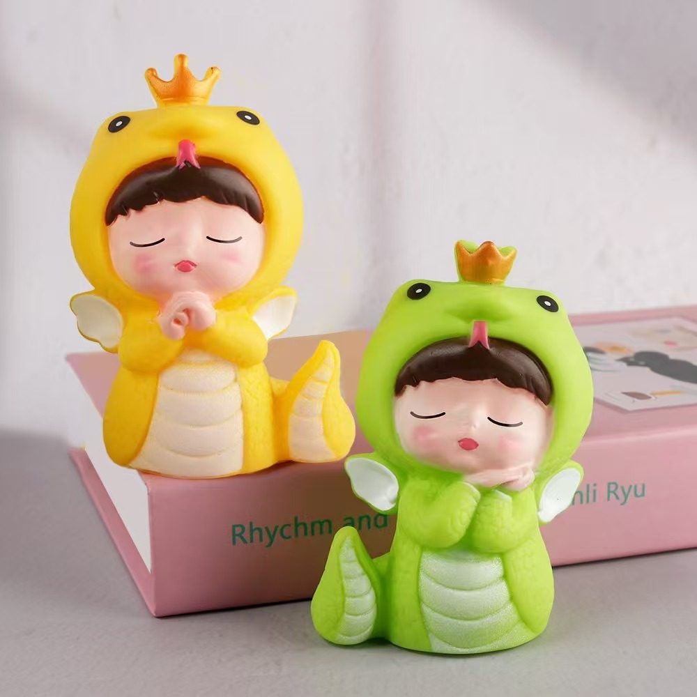 2025新年蛇年蛋糕装饰摆件