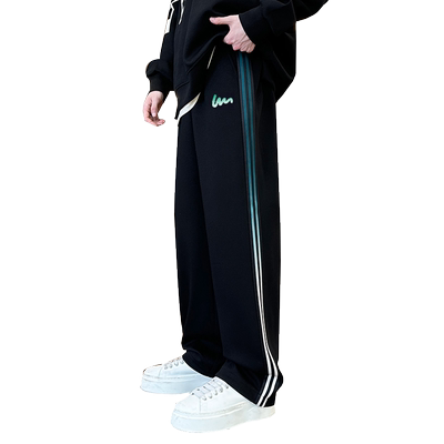 青少年潮流大童加绒秋冬卫裤