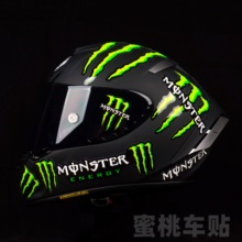适用于SHOEI X14 X15 Z8 Z7 改装 头盔 贴纸 趣味 卡通 反光贴纸