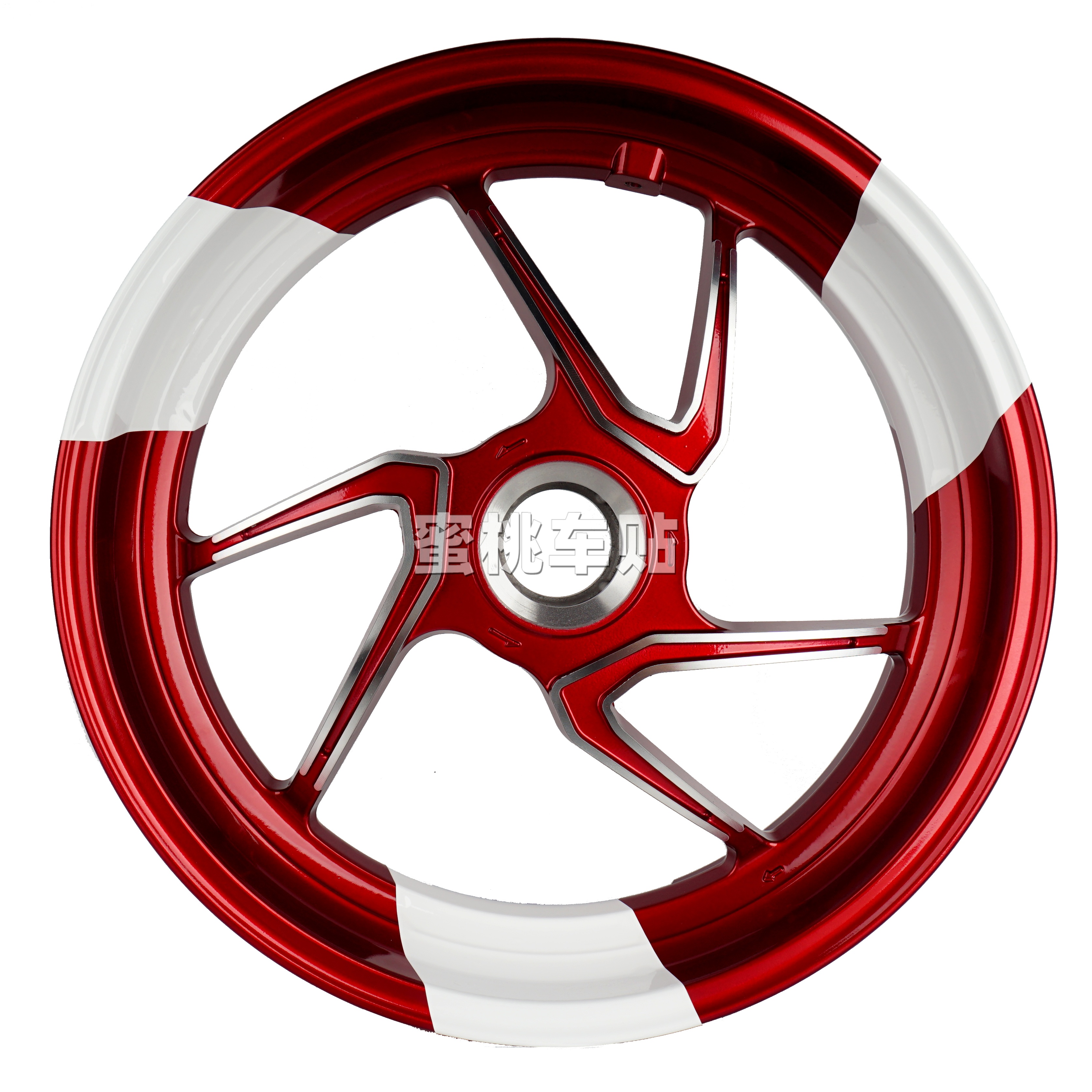 适用春风675SRR675NK轮毂贴