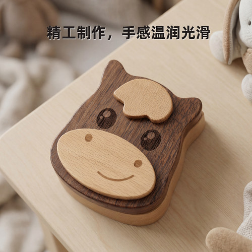 马年新生宝宝脐带胎毛盒