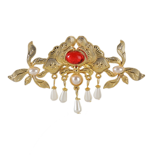 汉服发冠古风明制发钗配饰古装仙女敦煌舞蹈演出头饰唐风飞天饰品