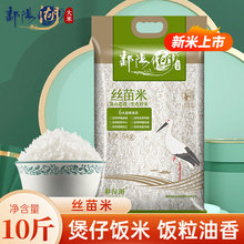 鄱阳湖大米丝苗米5kg真空当季新米籼米猫牙米煲仔饭专用长粒香米