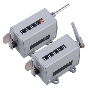 冲床机械式计数器手动记数器拉动式工业转数表75-1累数点数器手摇