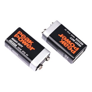 9V电池 6F22叠层碳性电池 万用表电池 遥控器电池 方块电池250mAh