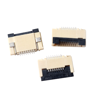 FFC/FPC软排线插座翻盖0.5MM掀盖式4P/6/8/14/18/20/24/26/30-40P