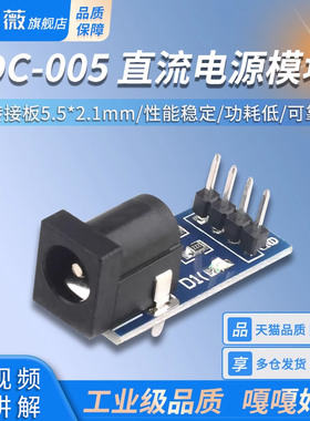 DC-005电源模块 直流电源模块 5.5-2.1MMdc电源模块 适合接头