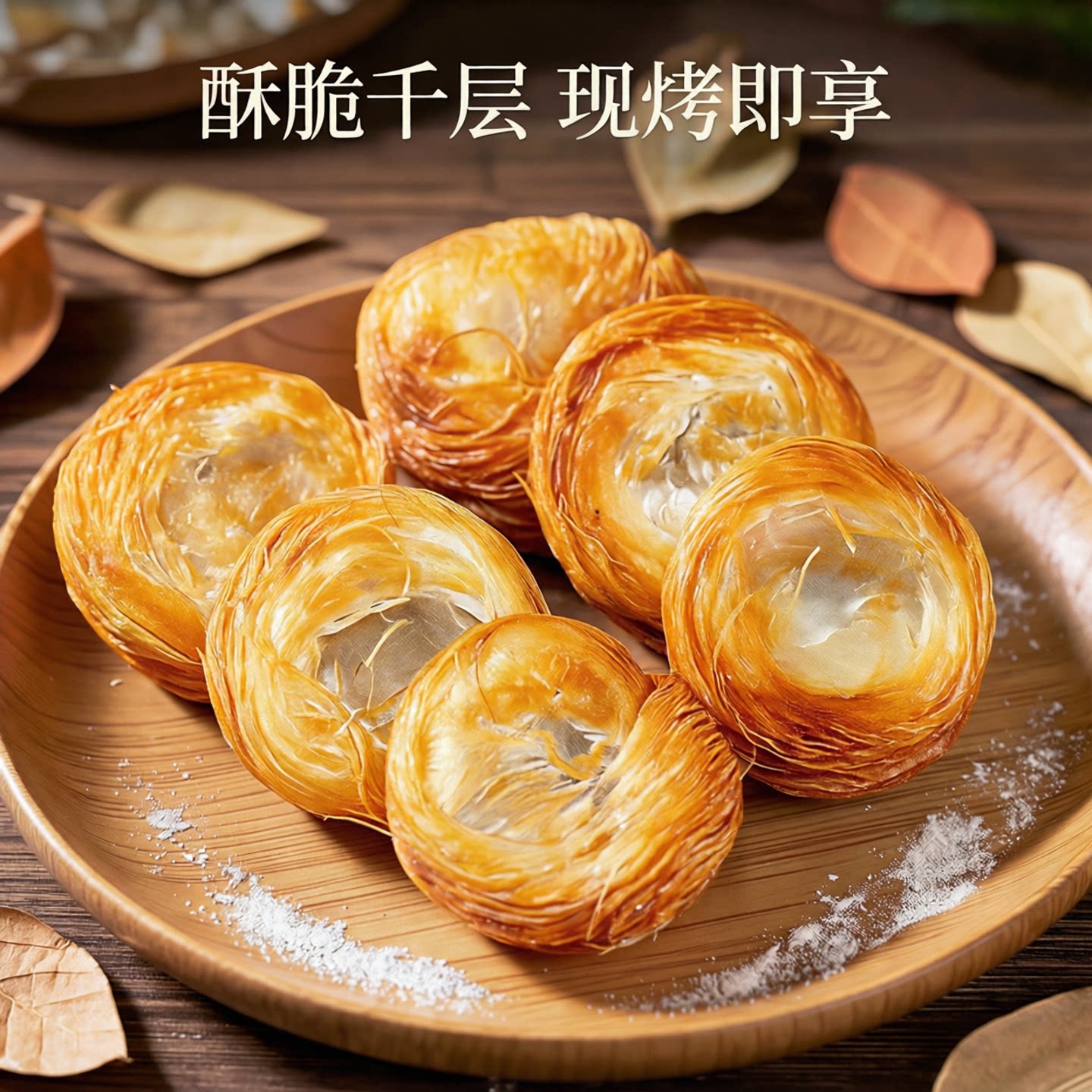 珍点心金丝饼320g芝士原味豆沙半成品冷冻银丝饼胚千层酥千丝酥饼