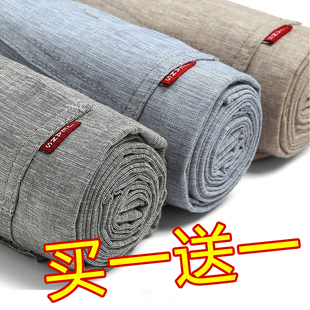 夏季薄款冰凉亚麻裤男休闲裤青年商务男士宽松直筒百搭棉麻长裤子