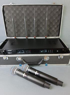 舒尔QLXD4一拖二beta58A专业演出话筒唱歌直播KTV无线动圈话筒麦