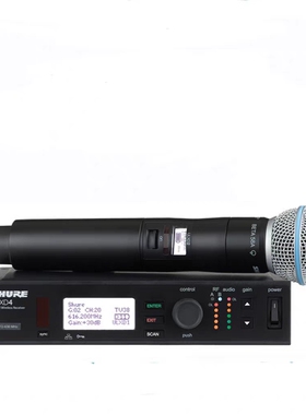 SHURE舒尔ULXD4/BETA58A一拖一专业数字无线话筒直播舞台现场演出
