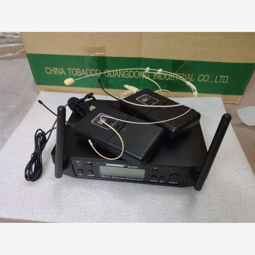SHURE舒尔GLXD4 一拖二 领夹式头戴式舞台 调频 耳麦专业演出
