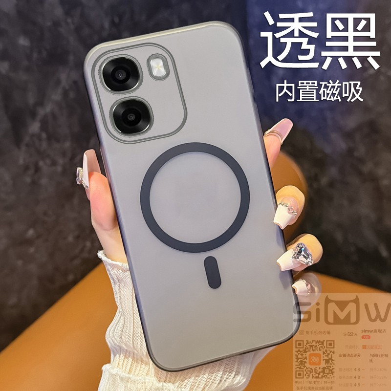 适用于oppoa6k手机壳OPPO A6k冰雾透明保护套PLT120内置磁吸opooa全包oopoa防摔opopa软壳ooppa轻薄6k新款图片