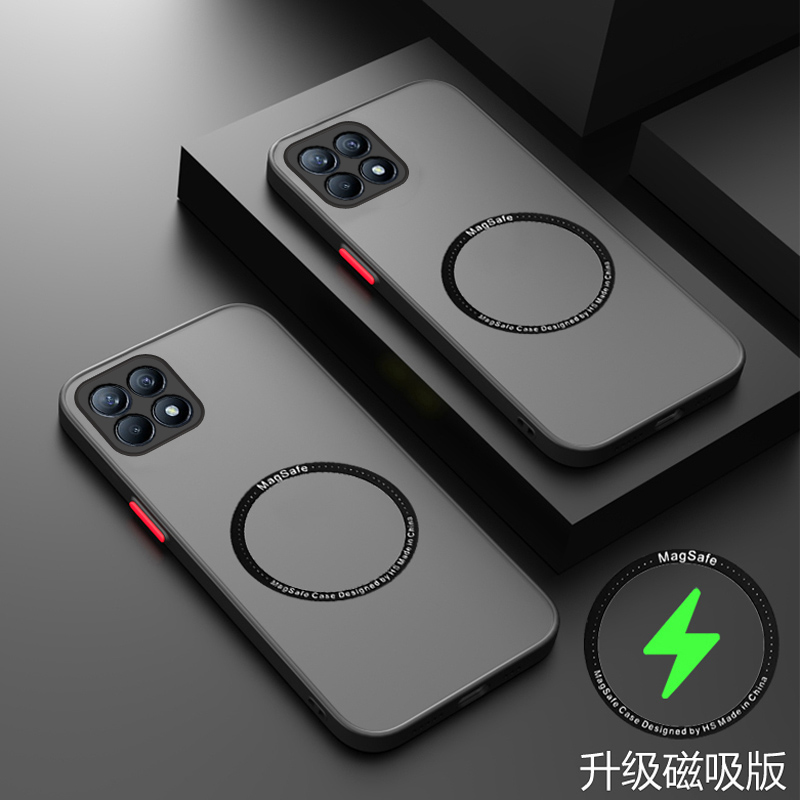 OPPOA53透明磨砂手机壳新款磁吸