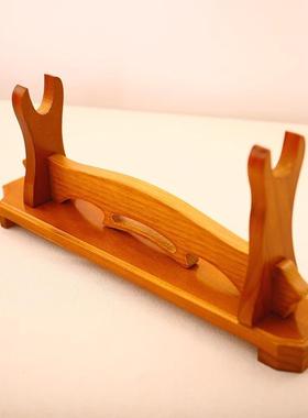 2024新款创意戒尺托架托架底座特色手工艺品支架中国风展示架子