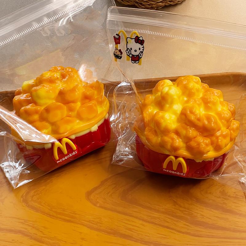 卡通m门爆米花捏捏硅胶捏捏高颜值超仿真创意超软解压发泄玩具